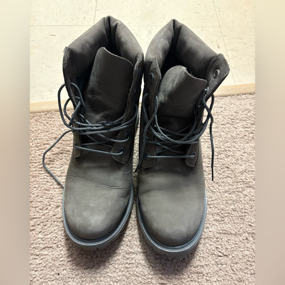 Gray Timberland Women’s Boots